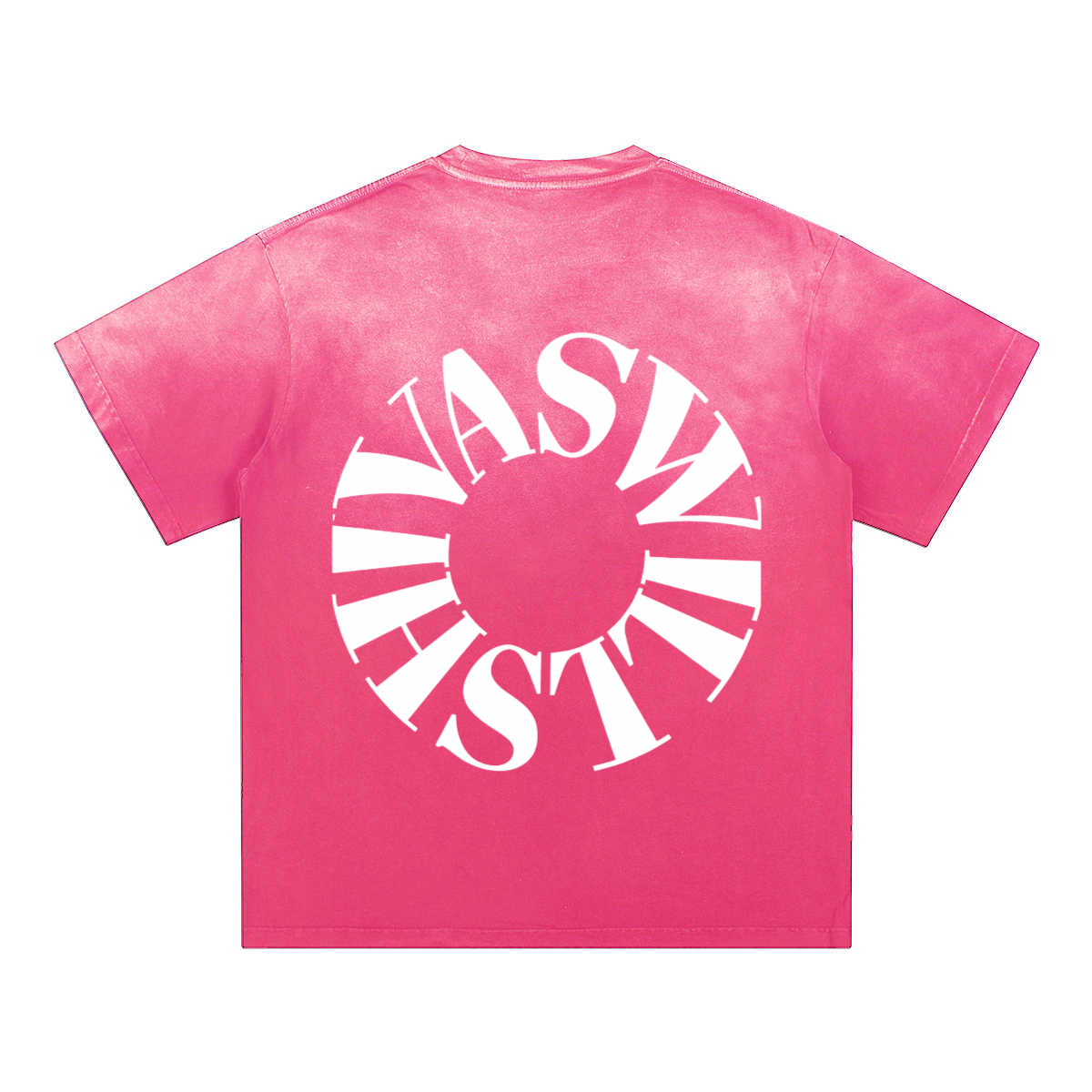 SHIVASWILL Multi Color Washed T-Shirt