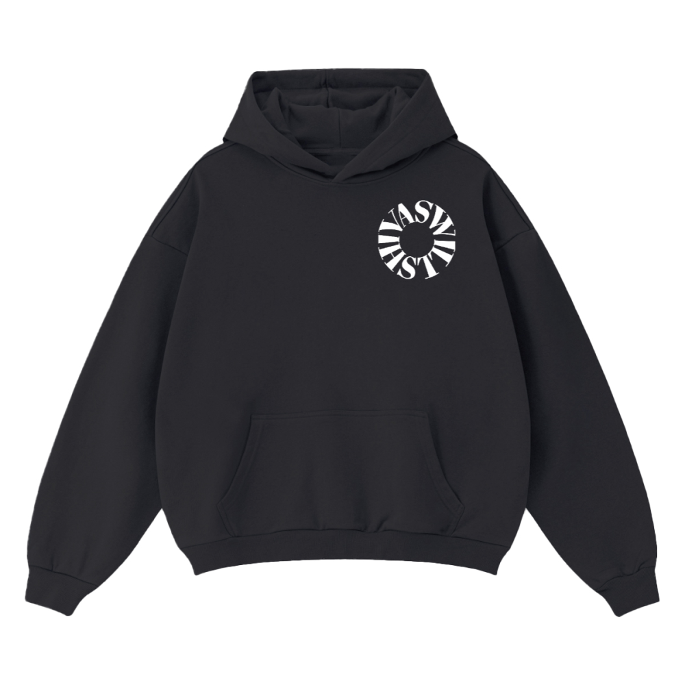 SHIVASWILL Cropped Drop Shoulder  Hoodie