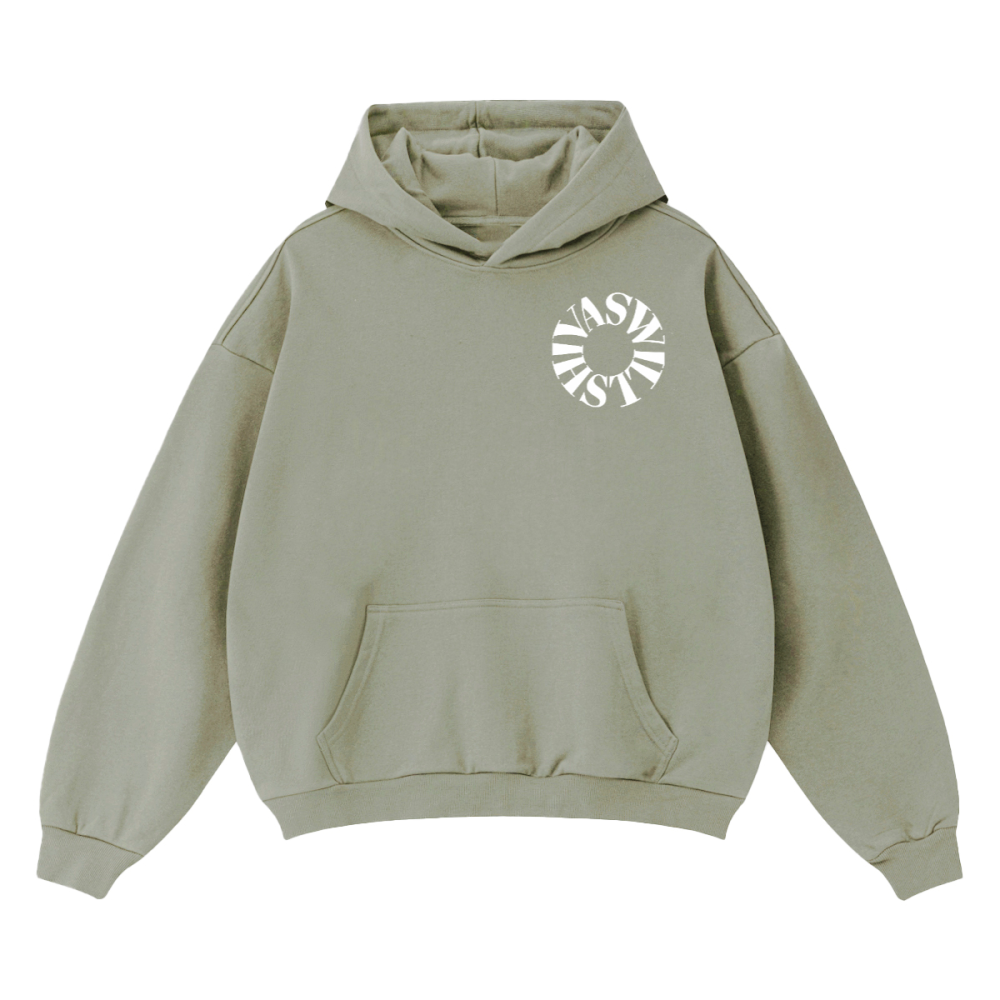 SHIVASWILL Cropped Drop Shoulder  Hoodie