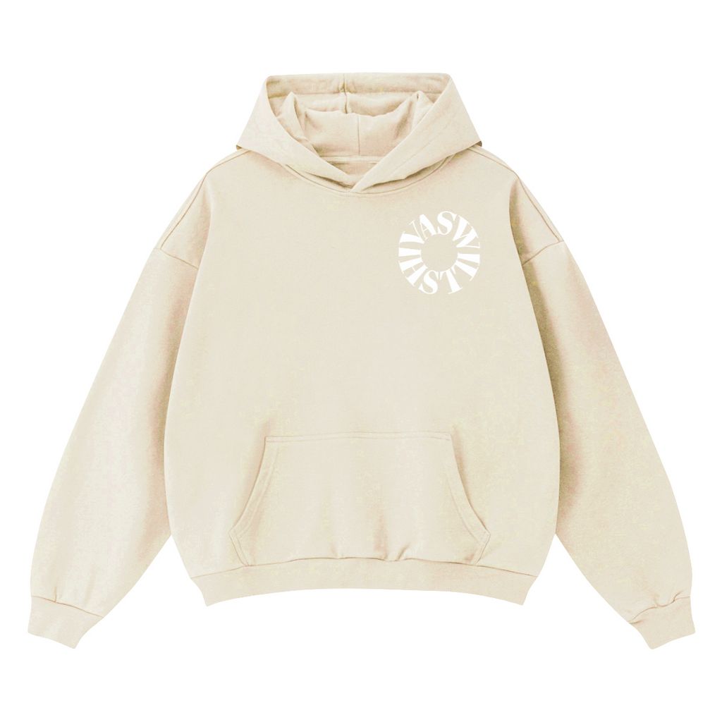 SHIVASWILL Cropped Drop Shoulder  Hoodie