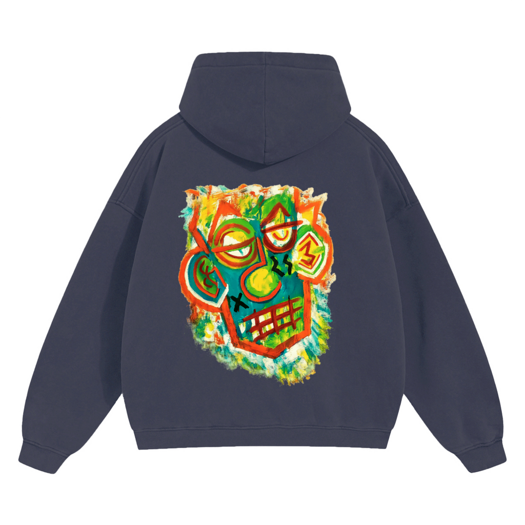 SHIVASWILL Cropped Drop Shoulder  Hoodie