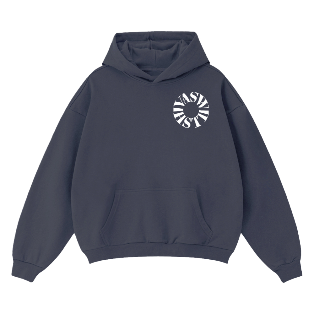 SHIVASWILL Cropped Drop Shoulder  Hoodie