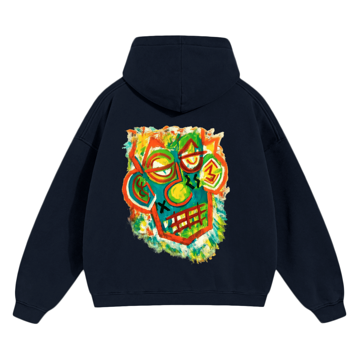 SHIVASWILL Cropped Drop Shoulder  Hoodie