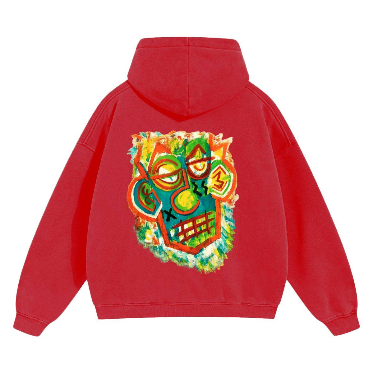 SHIVASWILL Cropped Drop Shoulder  Hoodie