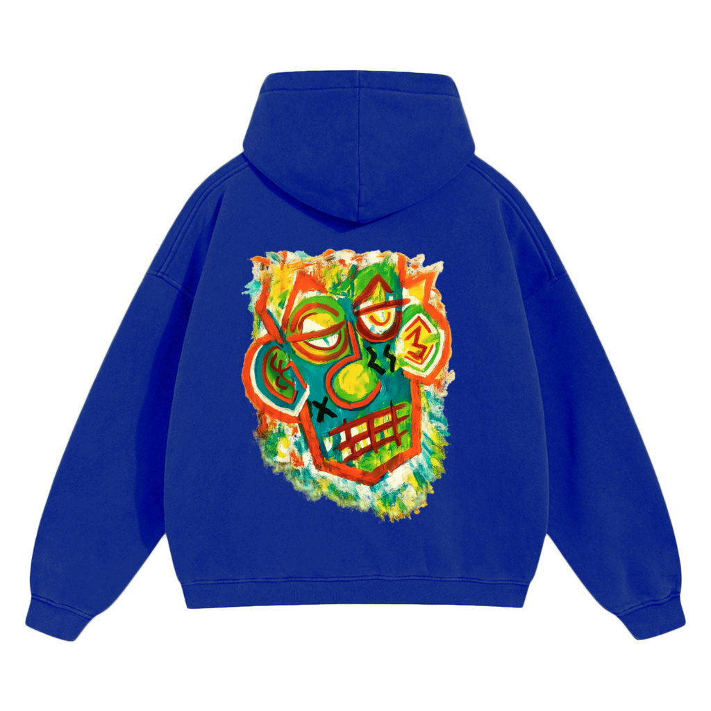 SHIVASWILL Cropped Drop Shoulder  Hoodie