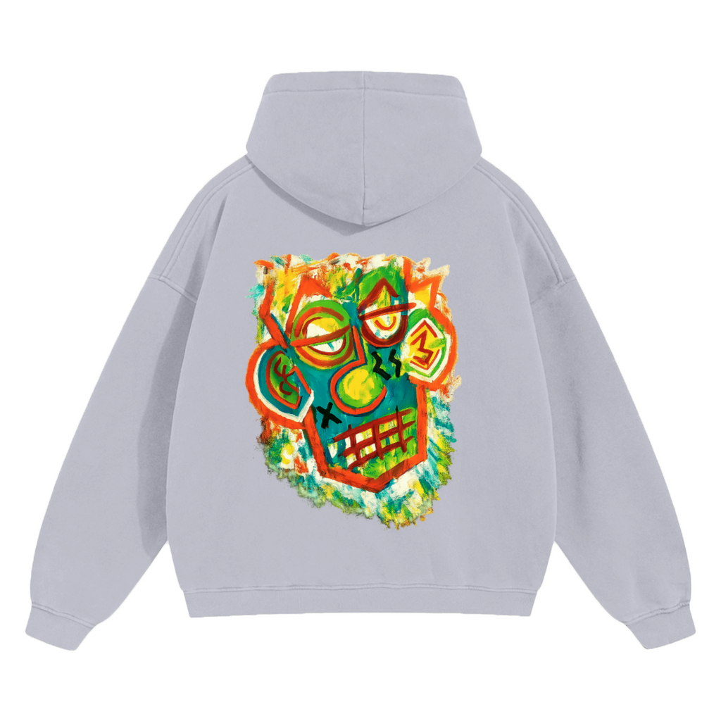 SHIVASWILL Cropped Drop Shoulder  Hoodie