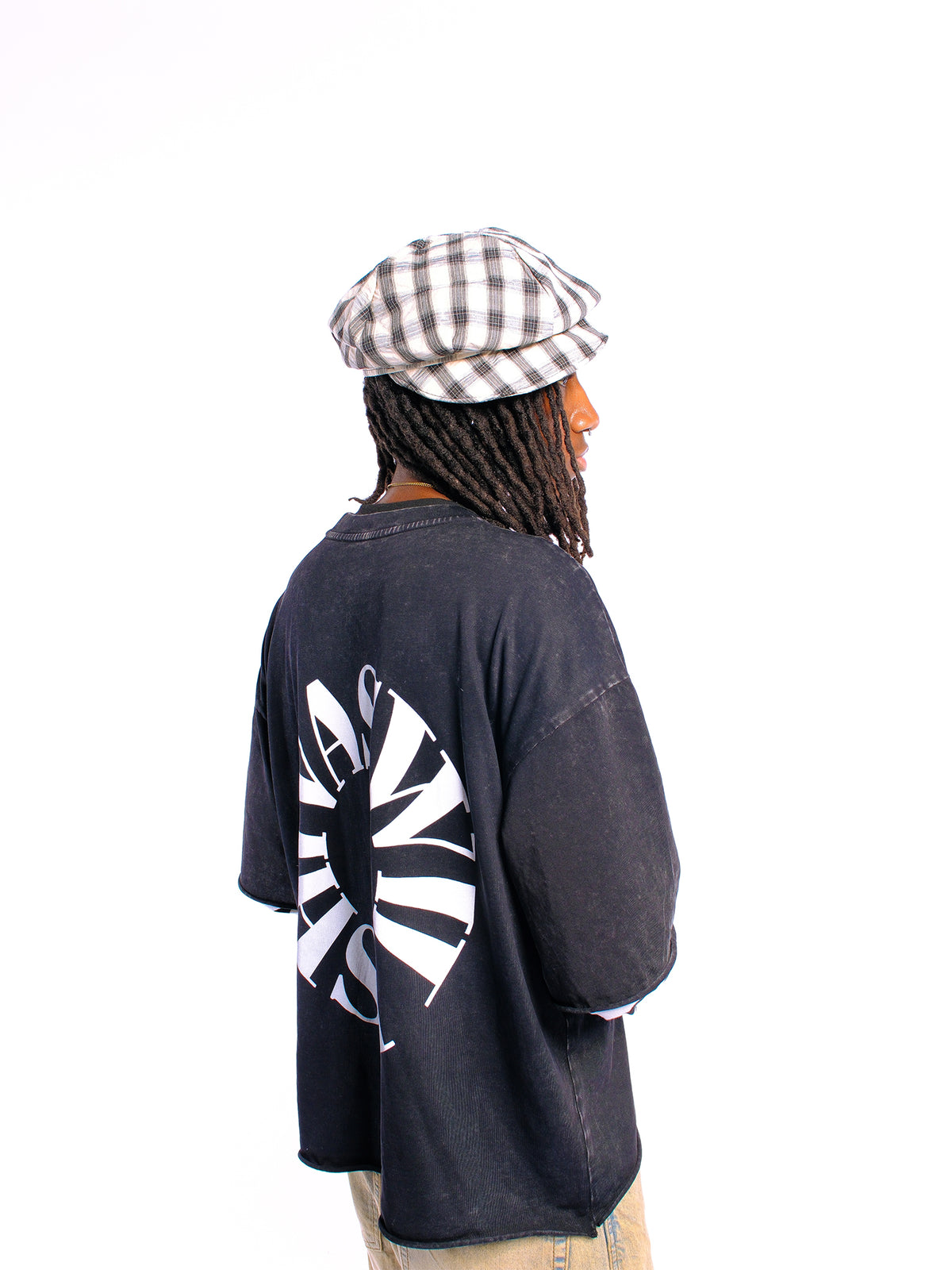 SHIVASWILL Washed Cropped T-shirt